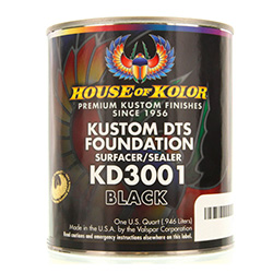 KUSTOM DTS FOUNDATION SURFACER/SEALER - BLACK